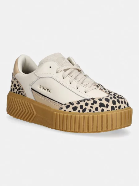 Sorel sneakers din piele ONA AVE T-TOE bej