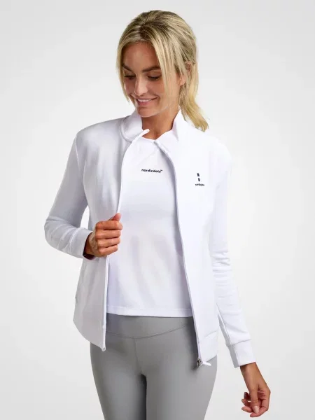 Nordicdots Geacă sport Off Court' alb