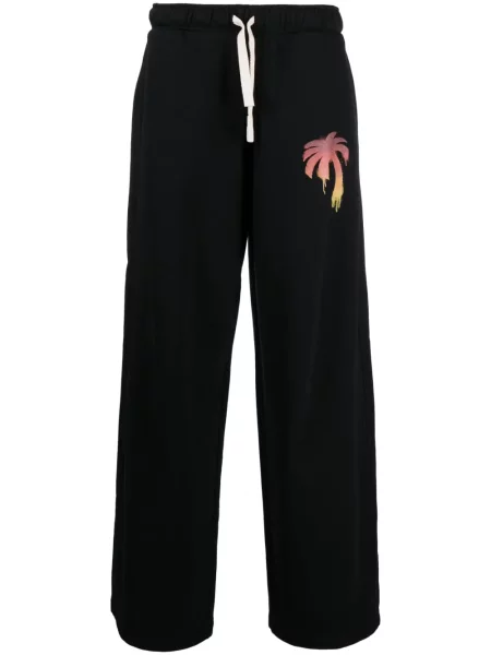 Pantaloni Palm Angels alergare negru