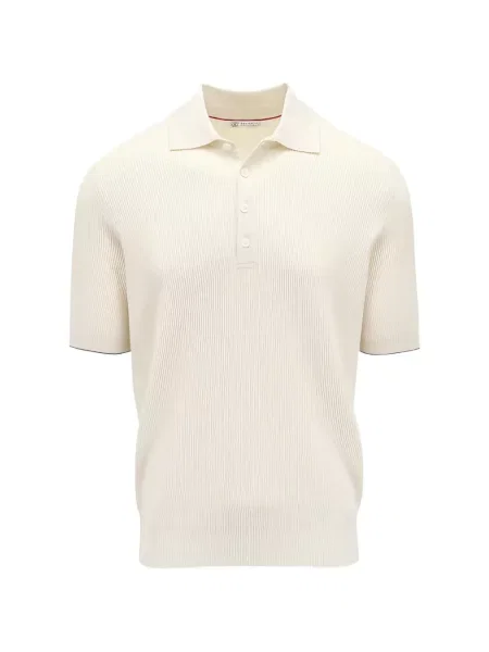 Tricou polo Brunello Cucinelli tricotate