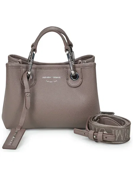 Kabelka Emporio Armani hnedá