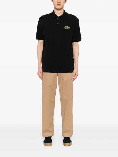 Polo marškinėliai Lacoste juoda