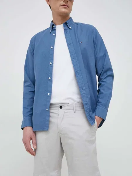 Къс панталон Tommy Hilfiger сиво