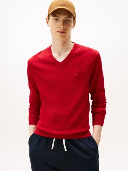 Tommy Hilfiger Pulover roșu
