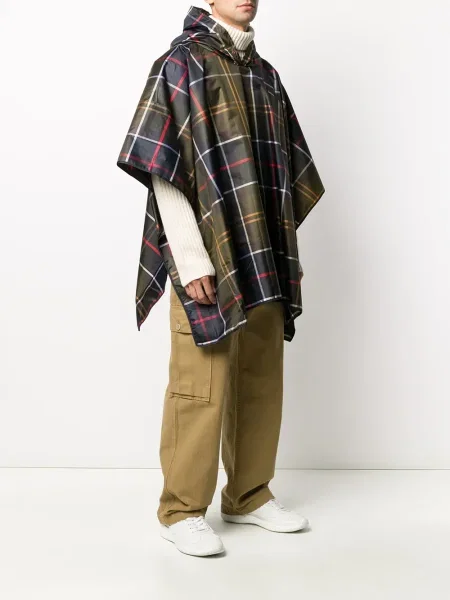 Poncho Barbour verde