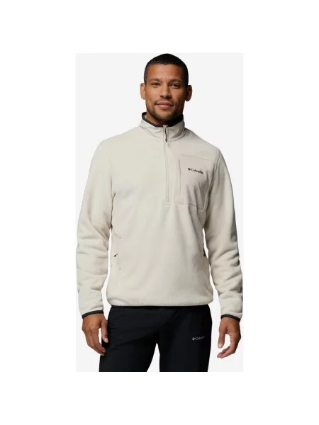 Polar Columbia Pacific Arch Half Zip beżowy czarny M biała