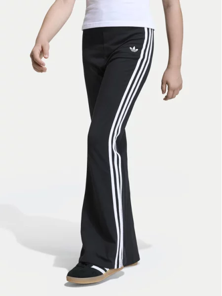 Adidas Originals Legíny Flared / bílá černá