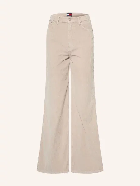 Tommy Jeans Kordové Kalhoty Claire černošedá