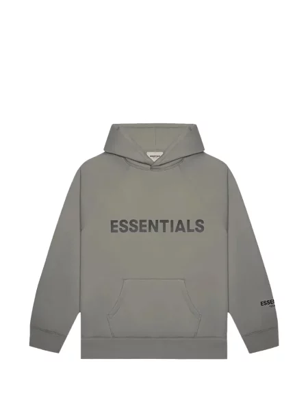 Hoodie Fear Of God Essentials με σχέδιο γκρι