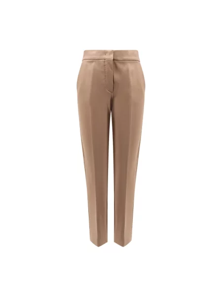 Spodnie Max Mara brązowe