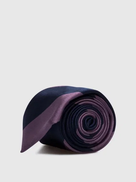 Шелковый галстук Brunello Cucinelli в полоску