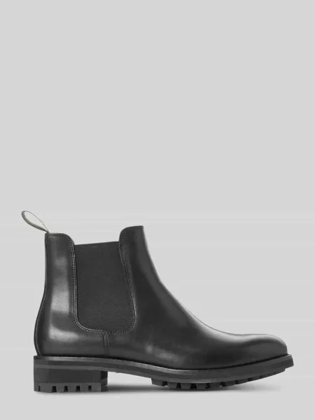 Buty chelsea z elastyczną wstawką model ‘BRYSON’ Polo Ralph Lauren czarne