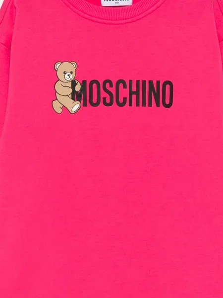 Sukienka dziecięca Moschino różowa