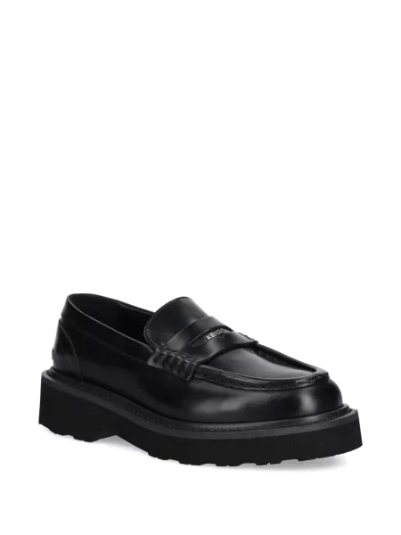 Pantofi loafer Kenzo din piele negru