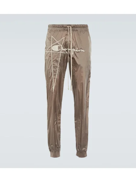 Tepláky Rick Owens béžové