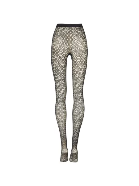 Dresuri Wolford cu model floral din jacard negru