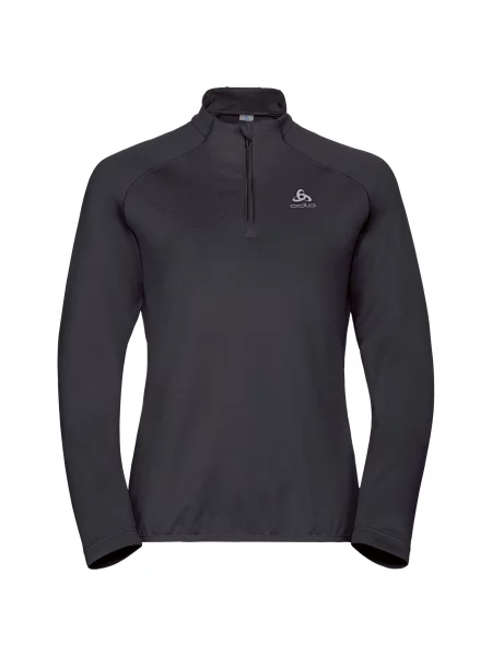 T-shirt de course Odlo demi-zip BERRA LIGHT czarna