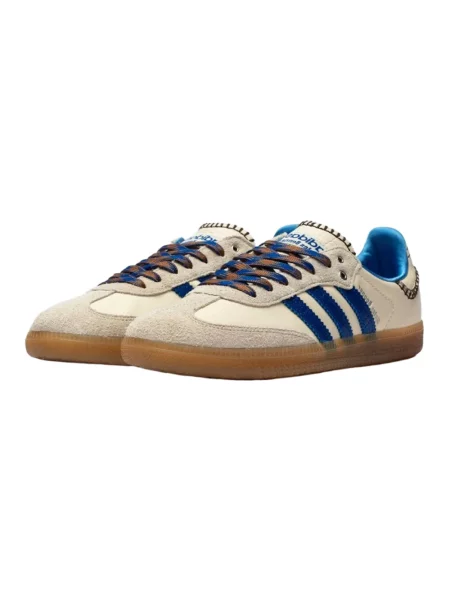 Sneakersy Adidas Samba zamszowe beżowe
