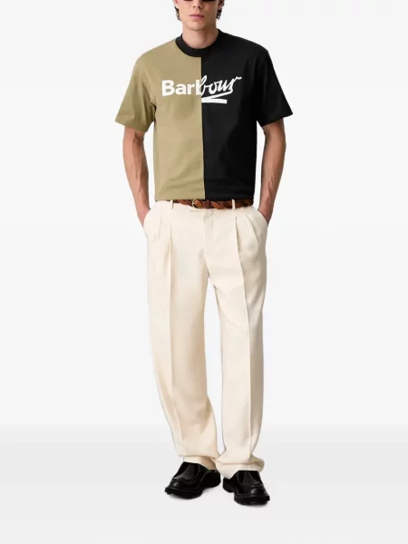 Tricou Barbour cu imagine negru