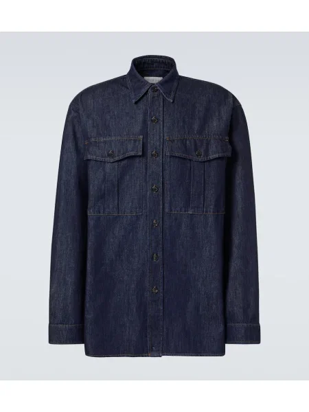 Cămașă Dries Van Noten albastru