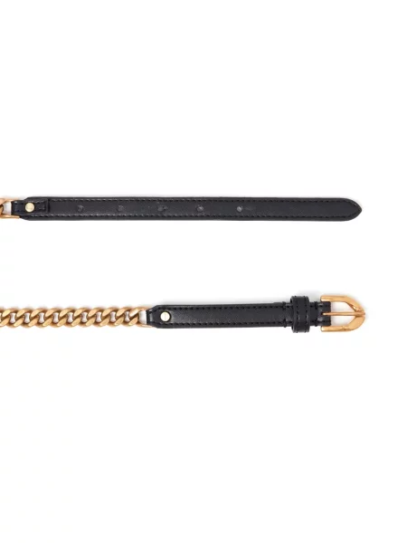 Cu centură curea Stella Mccartney negru