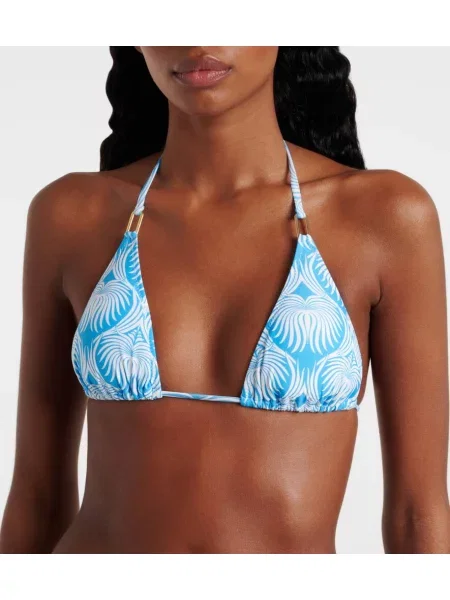 Bikini Melissa Odabash cu imagine albastru