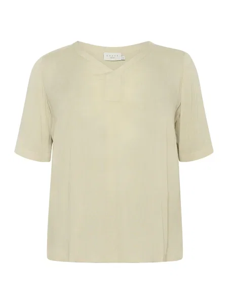 KAFFE CURVE Bluză KCAmi deschis gri