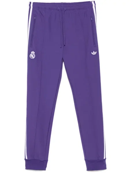 Велурени панталон Adidas зелено