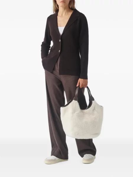 Geantă shopper Gran Sasso din piele
