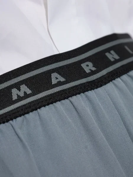 Pantaloni Marni cu autograf gri