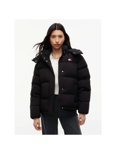 Geacă de blugi Tommy Jeans negru