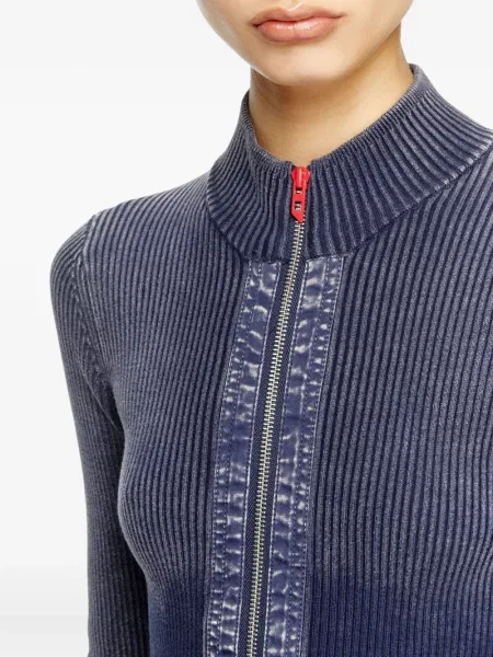 Pleteni kardigan Diesel plava