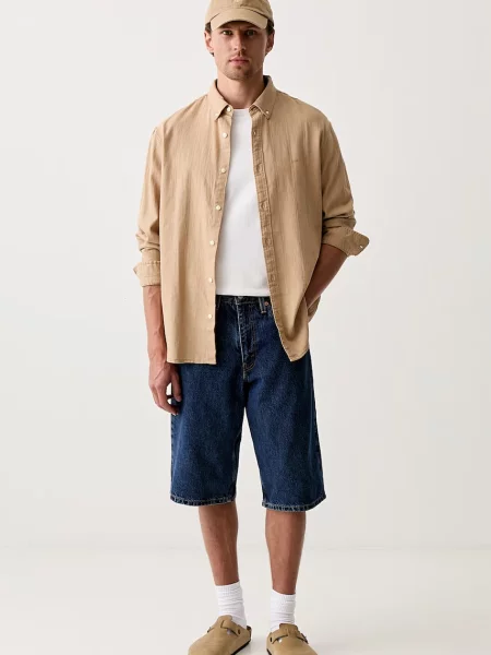 Levi's šortky pánske rifľové BAGGY modrá