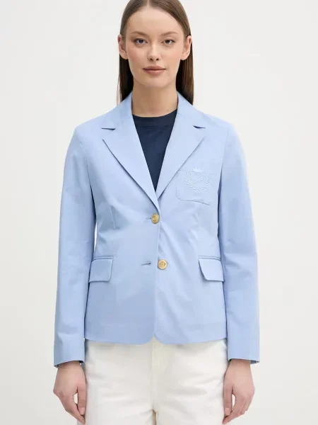 Tommy Hilfiger Sacou cu un singur rând de de femei cu albastru