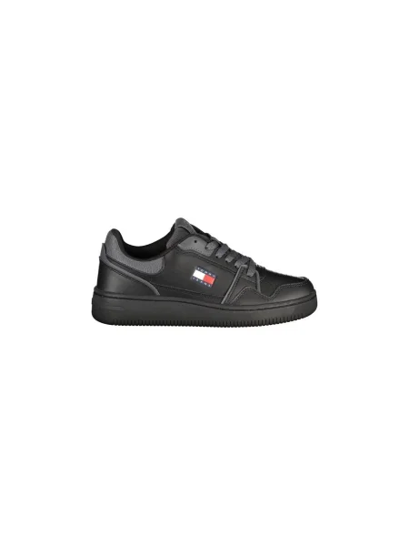 Dámske topánky Tommy Jeans Retro Basket Sneaker black čierna