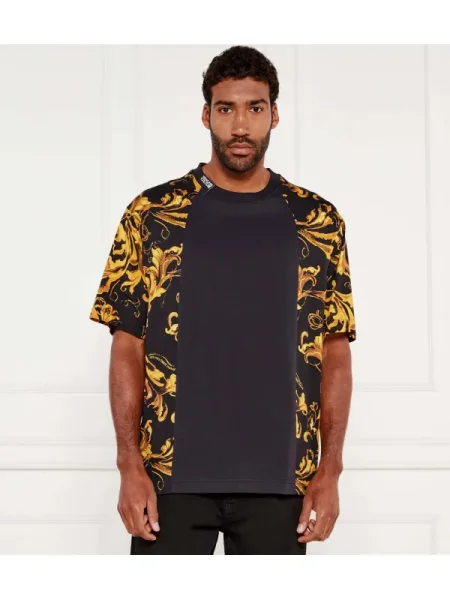 Versace Jeans Couture Tricou | Relaxed fit negru