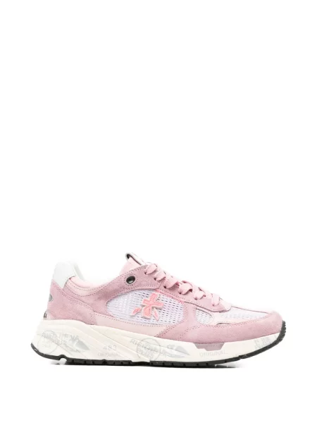 Sneakerși Premiata cu autograf roz