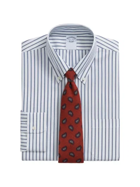 Cămașă Brooks Brothers cu dungi alb