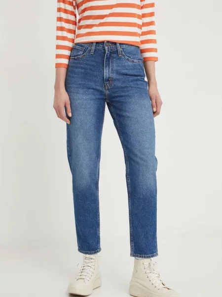 Levi's® Jeansy Mom blau niebieskie