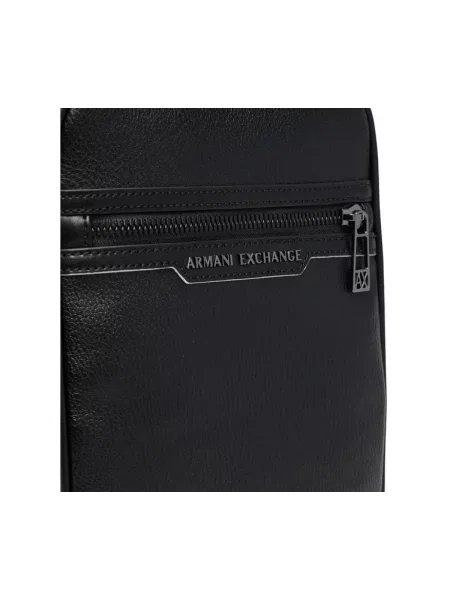 Taška přes rameno Armani Exchange černá