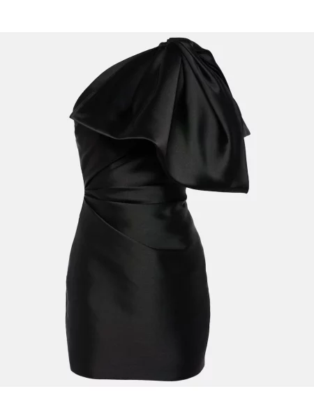 Rochie Solace London din satin negru