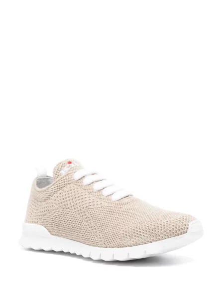 Sneakerși Kiton tricotate maro