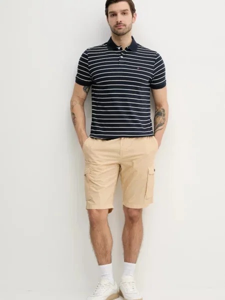 Tommy Hilfiger polo granatowy gładki