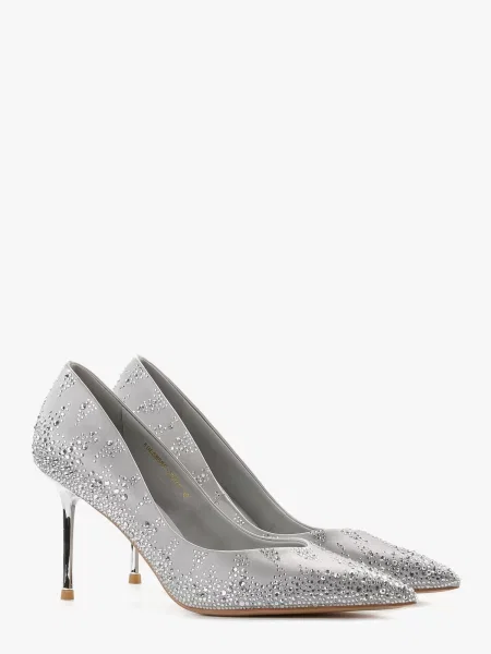 Сатинові Туфлі LeBERDES сірий