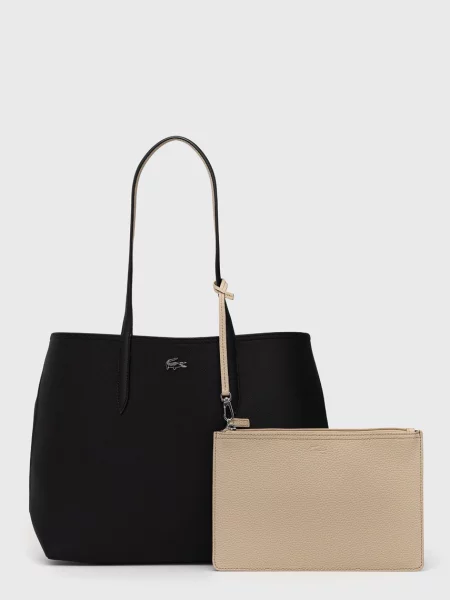 Lacoste Geantă Shopping Bag negru