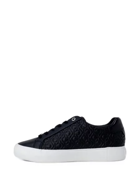 Sneakerși Calvin Klein cu autograf negru