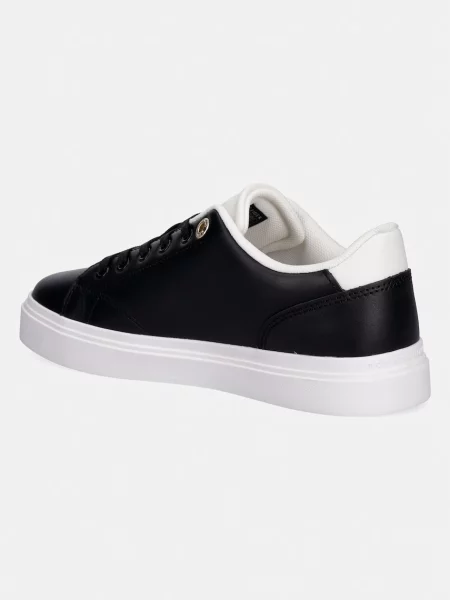 Tommy Hilfiger TH FEMININE CUPSOLE LEATHER tenisówki czarne
