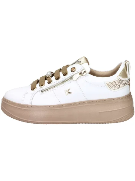 Pantofi Keys alb