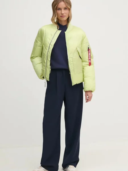 Alpha Industries kurtka zimowa oversize zielony