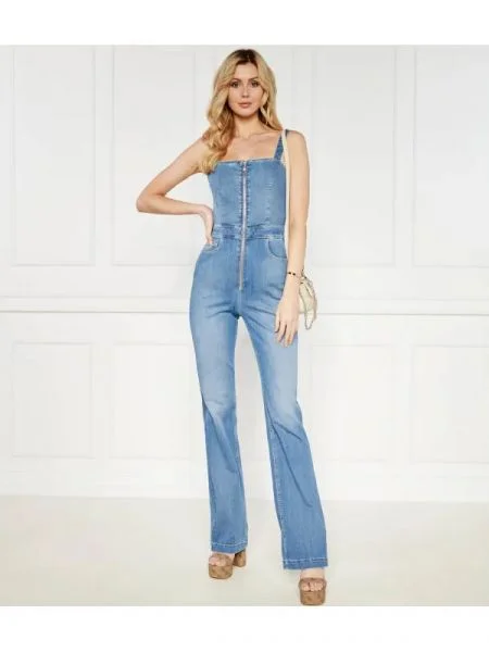 Guess Salopetă Mariposa albastru